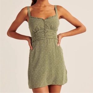 Abercrombie & Fitch Olive Green Mini Dress